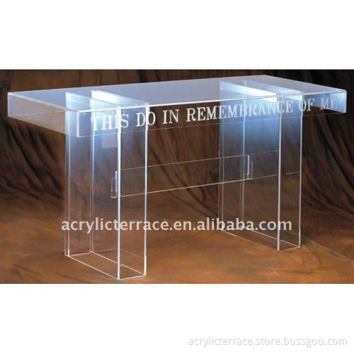 Acrylic Lucite Altar Table
